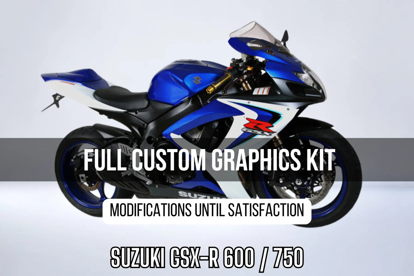 Kit Déco SUZUKI GSX R 600 / 750 100% personnalisé