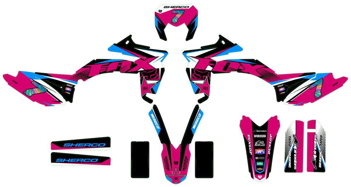 Kit Déco Sherco SE-R / SM-R 50cc - FOX