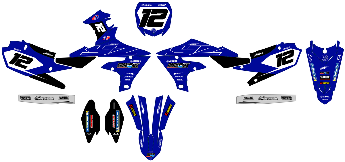 Kit Déco Yamaha YZF 250 ( 2019-2021 ) / 450 ( 2018-2022 ) - ZARYON
