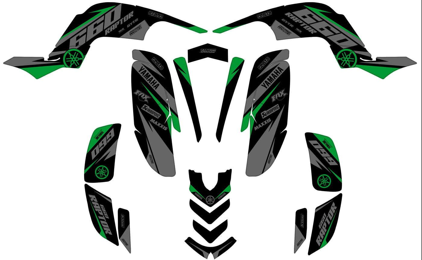 kit grafiche Yamaha YFM 660 RAPTOR - MYRONIX