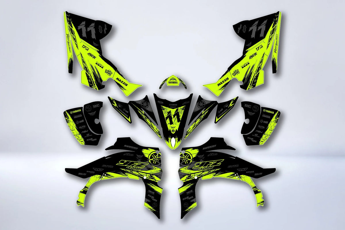 Kit grafiche Yamaha YFZ 450 R RAPTOR 2014-2022 - TALVEX