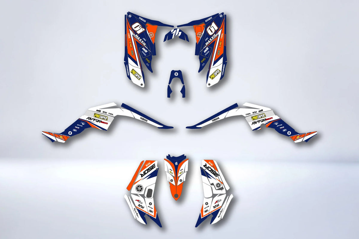 Yamaha YFM 350 Raptor graphics kit - CYNTHOR
