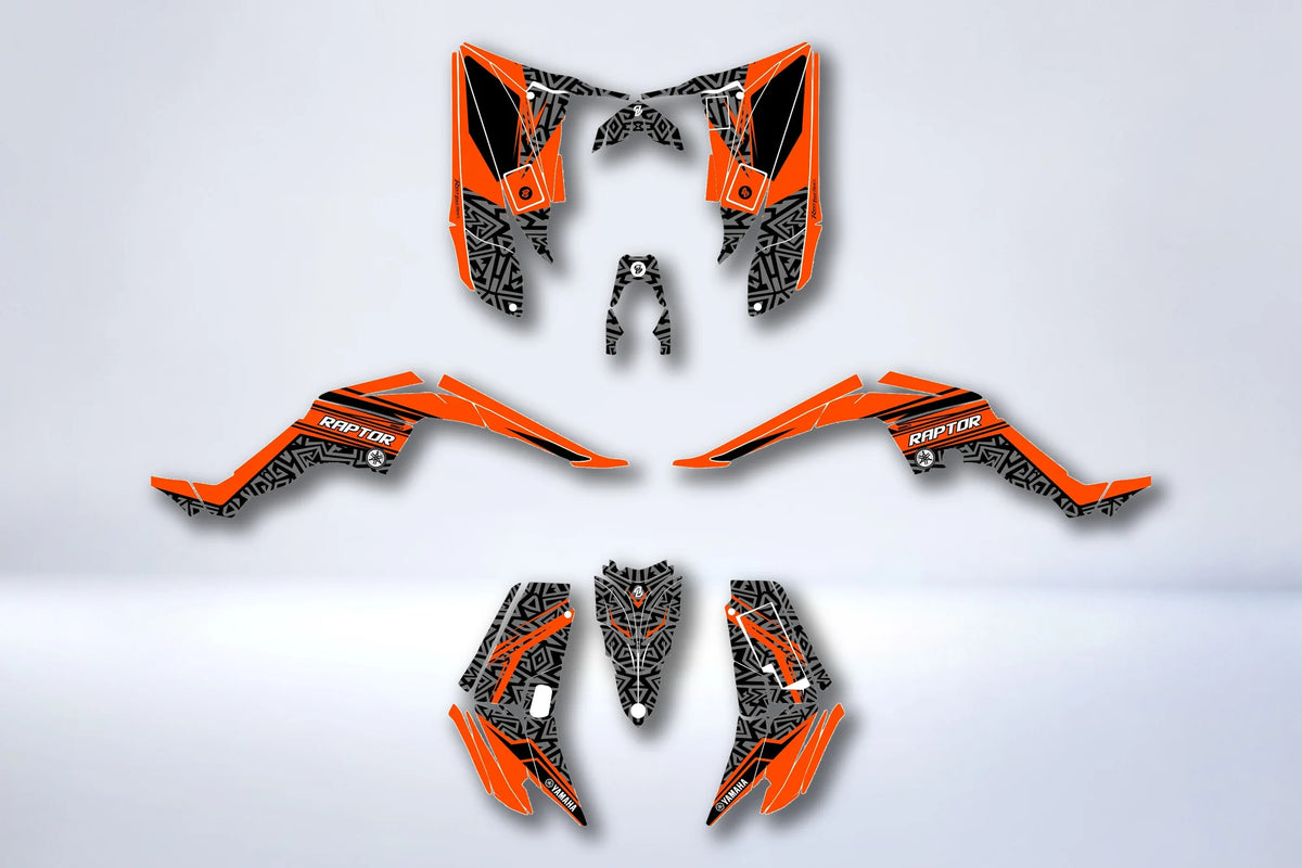 Yamaha YFM 350 Raptor graphics kit - LYVORA