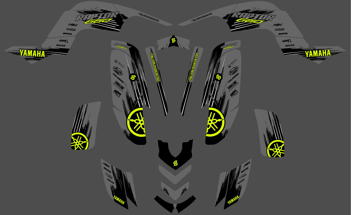 Kit déco Yamaha YFM 660 RAPTOR - XAVORA