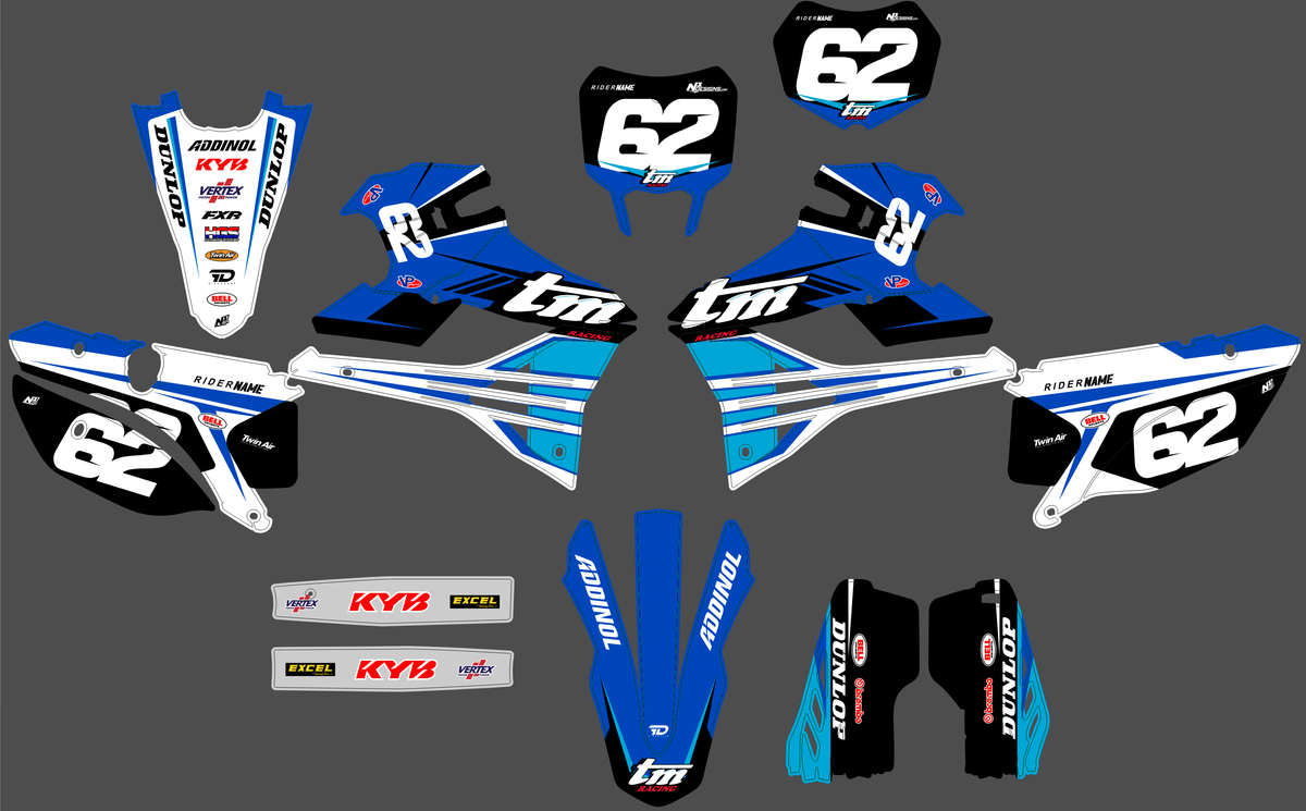 Kit déco TM Racing 2022-2025 - FYRION