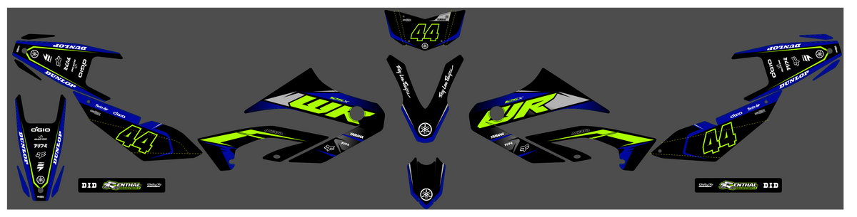 Kit Déco Yamaha WRR WRX 125 - COLOR