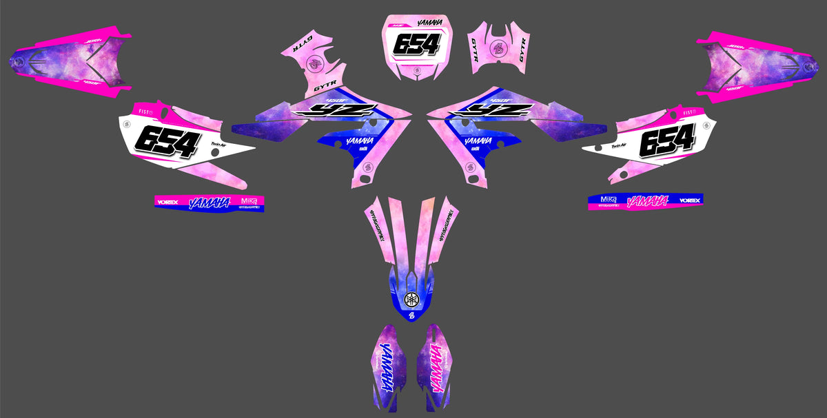 Kit Déco Yamaha YZF 250 ( 2019-2021 ) / 450 ( 2018-2022 ) - KORVYX