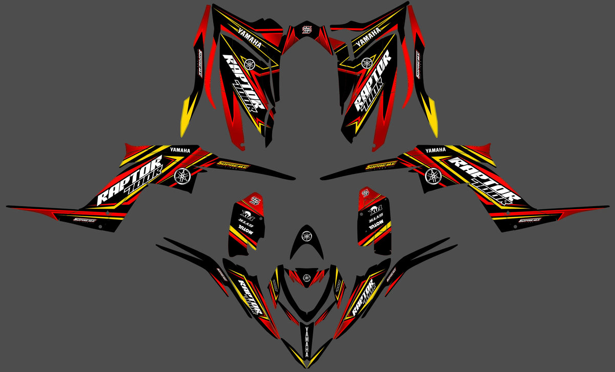 Dekor-Kit Yamaha 700 Raptor 2013-2025 - SYLVAR