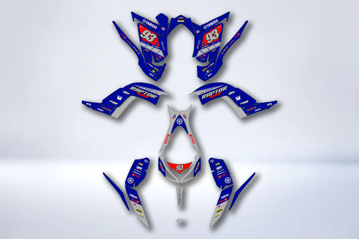 Kit de adhesivos Yamaha 700 Raptor 2013-2025 - TALYON