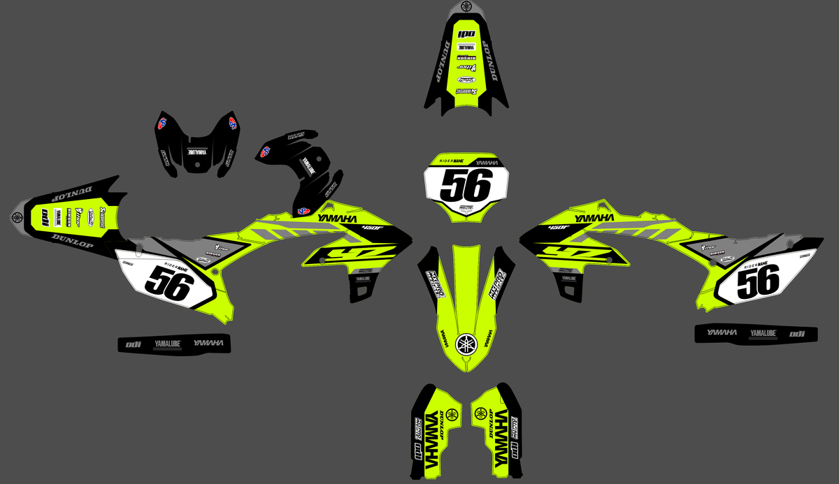Kit Déco Yamaha YZF 250 2024-2025 & YZF 450 2023-2025 - ORVEX