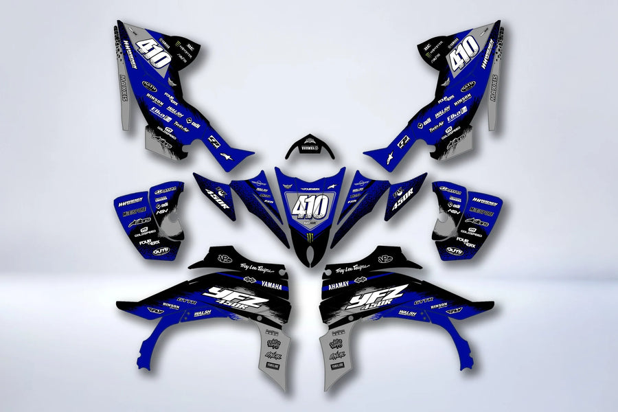Kit déco Yamaha YFZ 450 R RAPTOR 2014-2022 - VELRYX