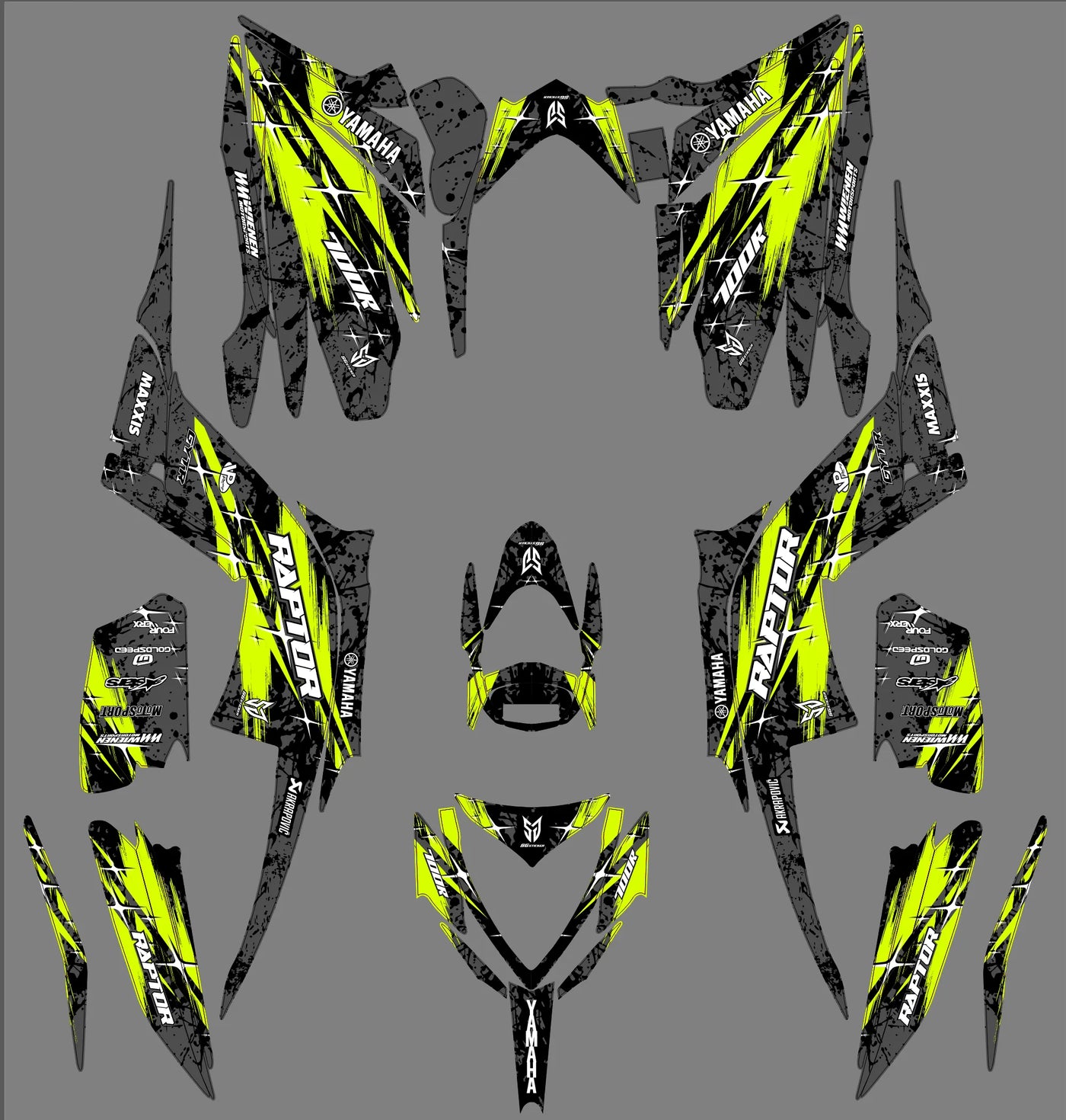 kit grafiche Yamaha 700 Raptor 2013-2025 - IGNYX