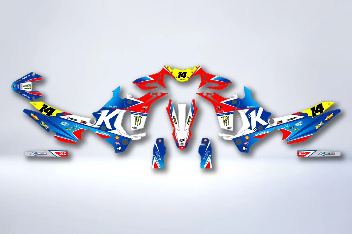 Graphics kit Kove 450 Rally 2022-2025 - FACTORY