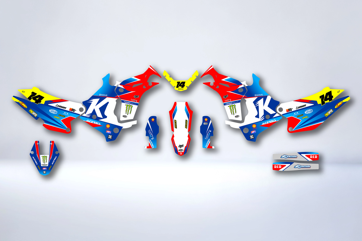 Graphics kit Kove 450 Rally 2022-2025 - FACTORY