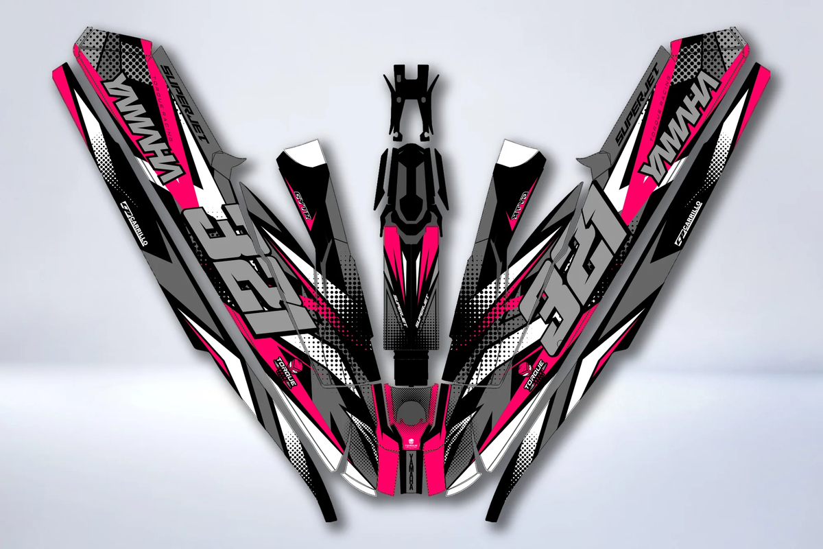 Kit de adhesivos KRYPTAÏ - Yamaha SUPERJET 2021-2025