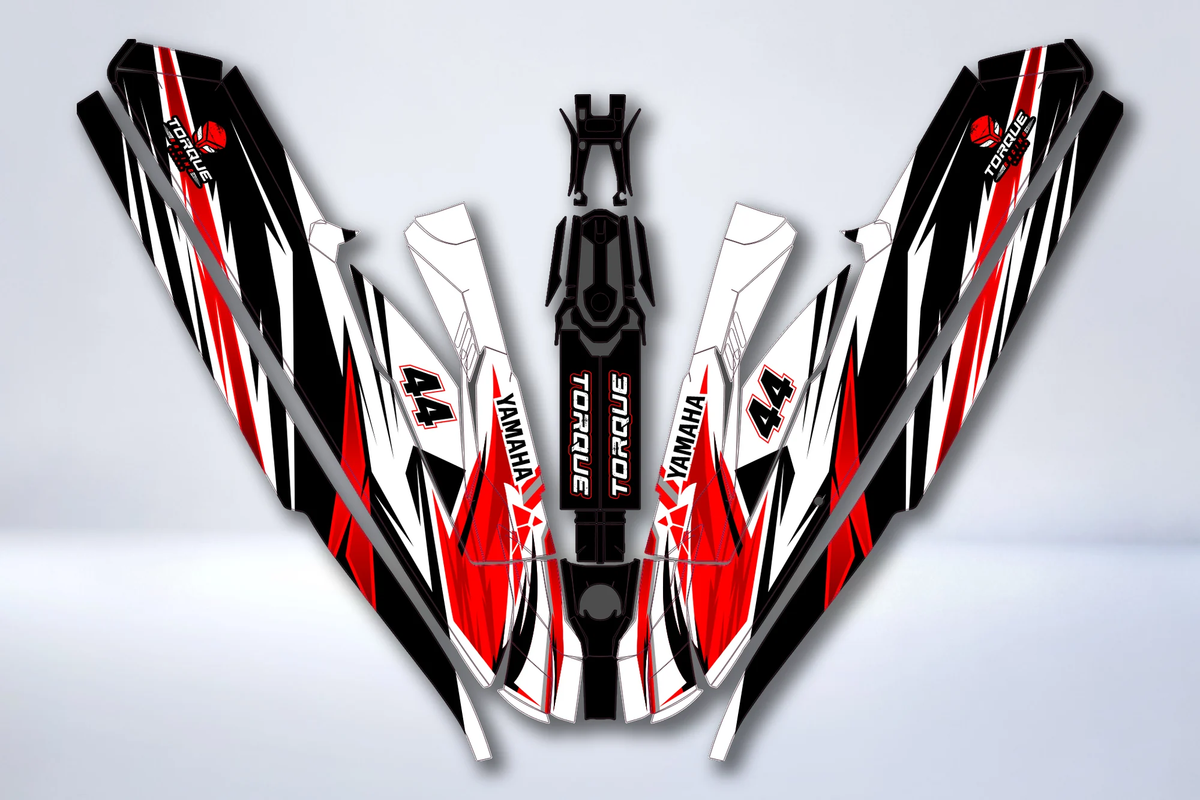 Kit de adhesivos XERAVIS - Yamaha SUPERJET 2021-2025