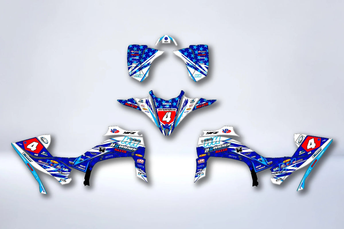 Kit déco Yamaha YFZ 450 R RAPTOR 2014-2022 - SYLION