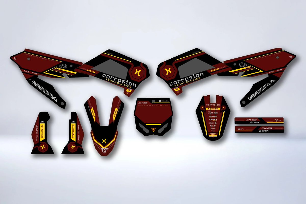 Cobra CX65 (2022-2025), CX50JR, CX3E, CX50SR, CX50FWE (2025) graphics kit - CORROSION