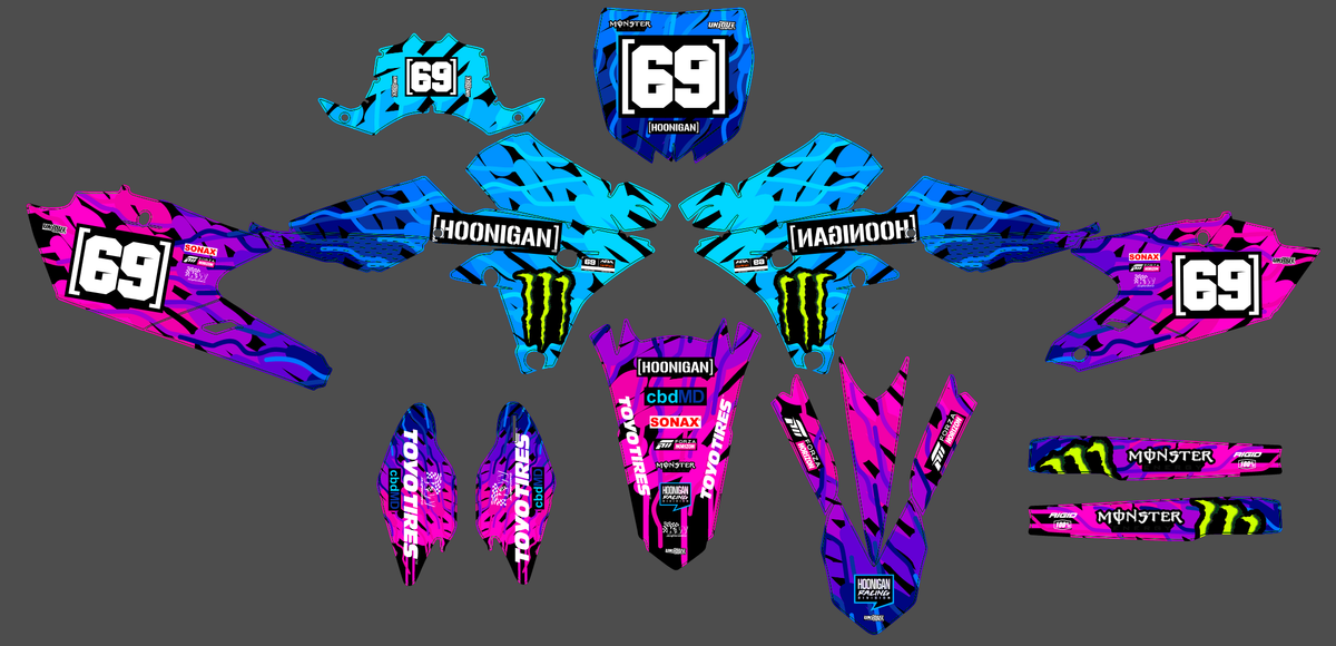 Kit Déco Yamaha YZF 250-450 2014-2017 - LUMYRA