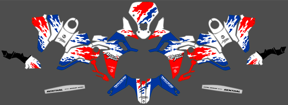HONDA AFRICA TWIN CRF 1000L 2015-2019 graphics kit - NOVAREX
