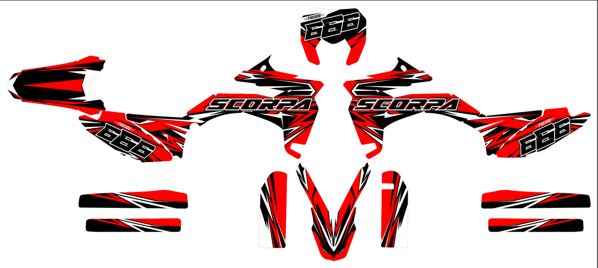 Kit Déco Sherco SE-R / SM-R 50cc - RUDE #2