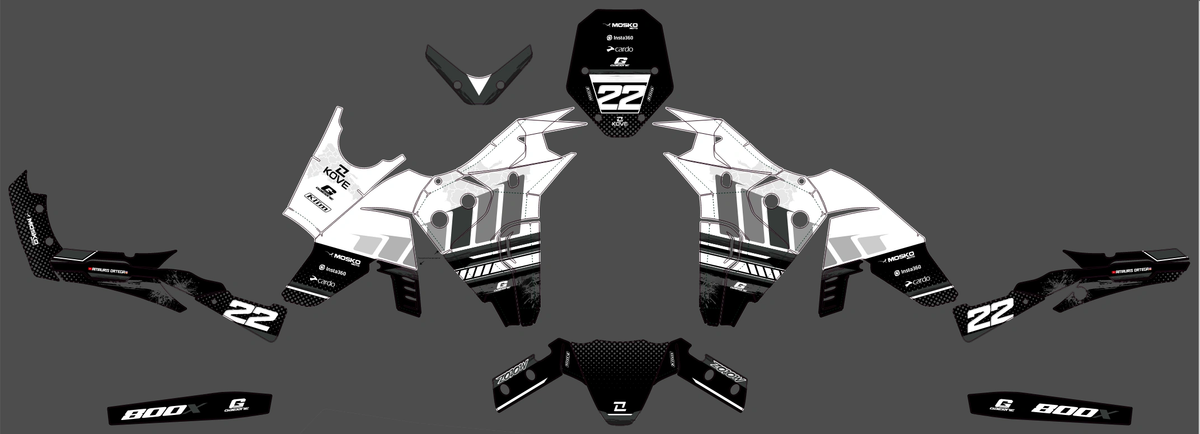 Graphics kit KOVE 800 X - NYTHERA
