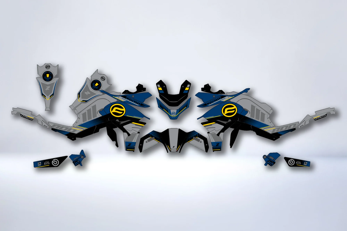 CF MOTO 800 MT 2022-2025 graphics kit - KRYNTAL