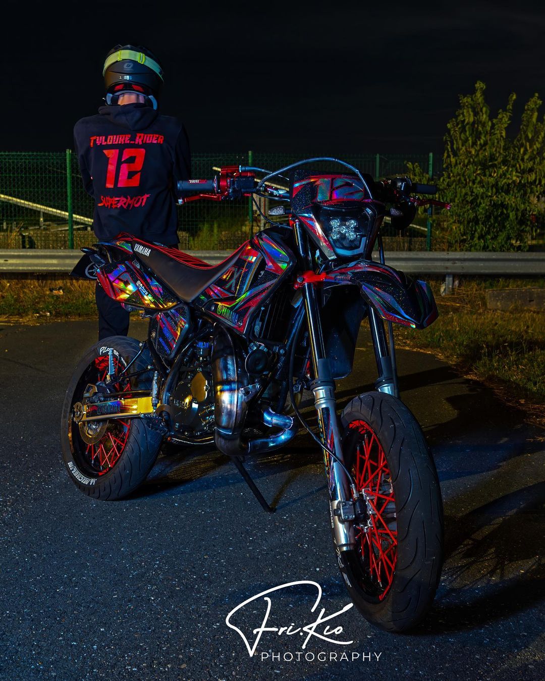 Yamaha DT 125 X DTX DTR 2004-2006 graphics kit - Red by @tyloure_rider