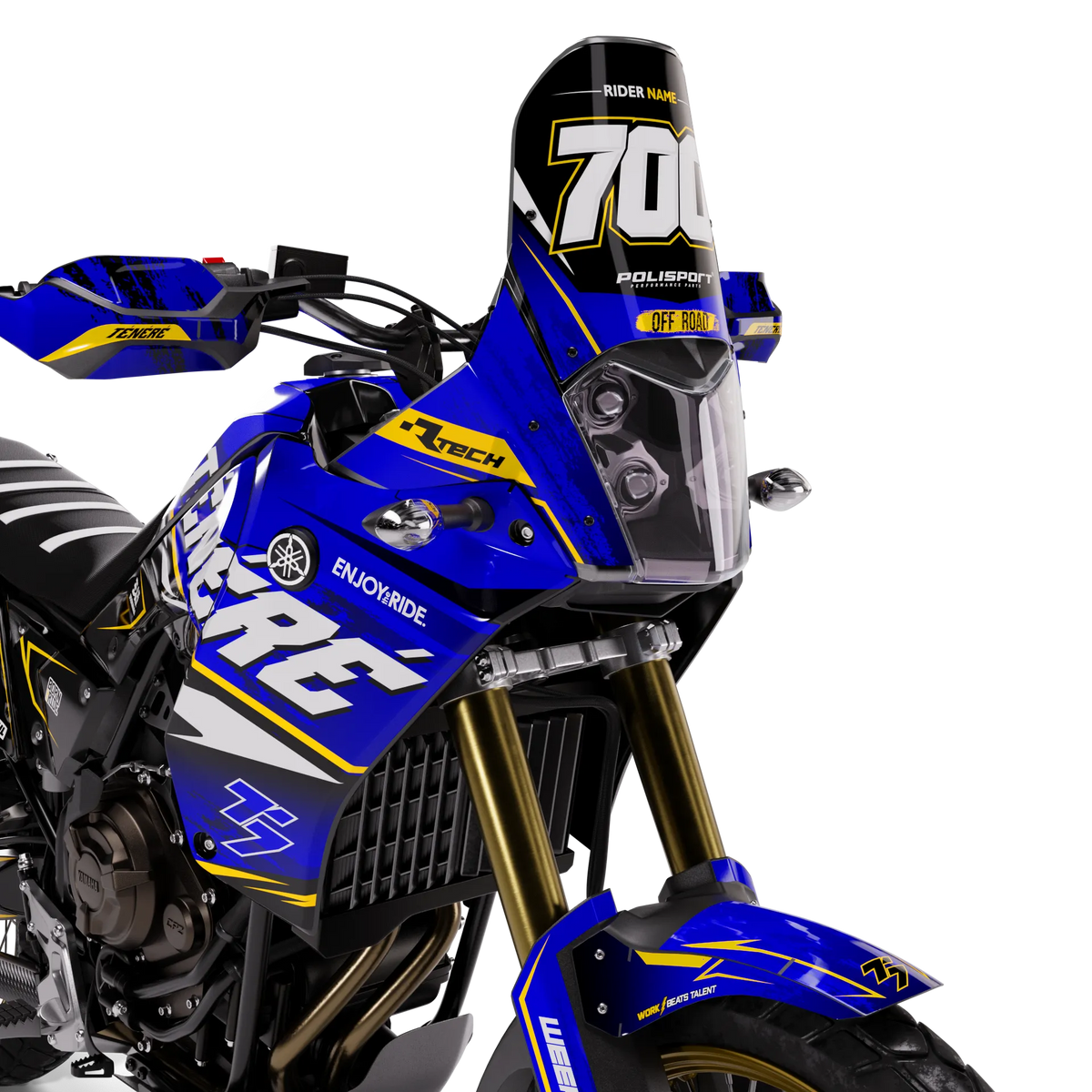 Dekor-Kit YAMAHA 700 TENERE - RENNEN