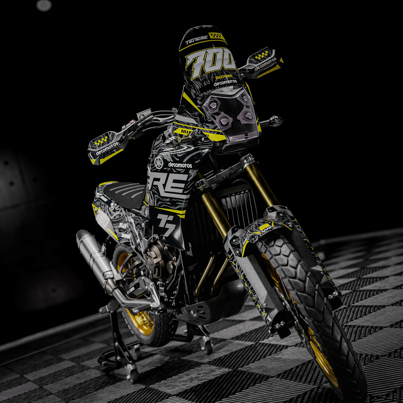 Kit Déco YAMAHA 700 TENERE - YELLOW