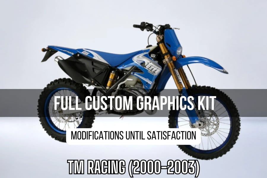 Kit grafiche TM Racing (2000-2003) 100% personalizzato