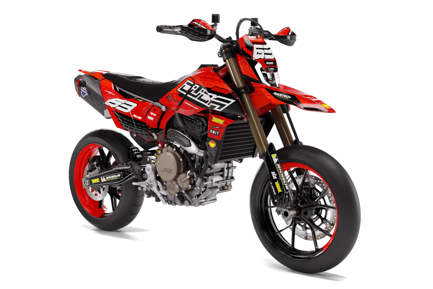 kit gráfico Ducati Hypermotard 698 Mono - RED FURY