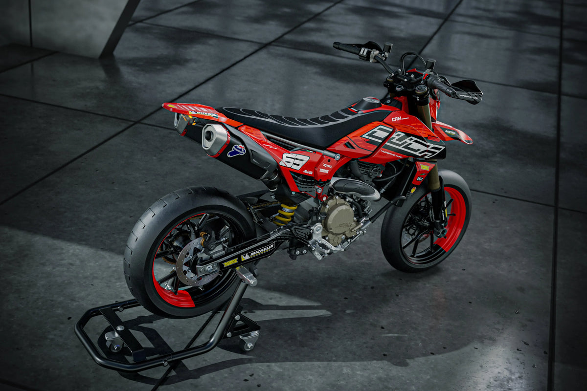 Dekor-Kit Ducati Hypermotard 698 Mono - RED FURY