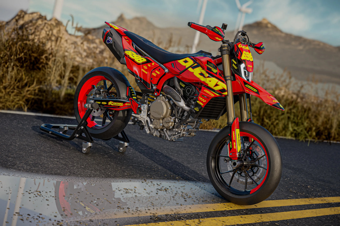 graphics kit Ducati Hypermotard 698 Mono - VOLT RUSH