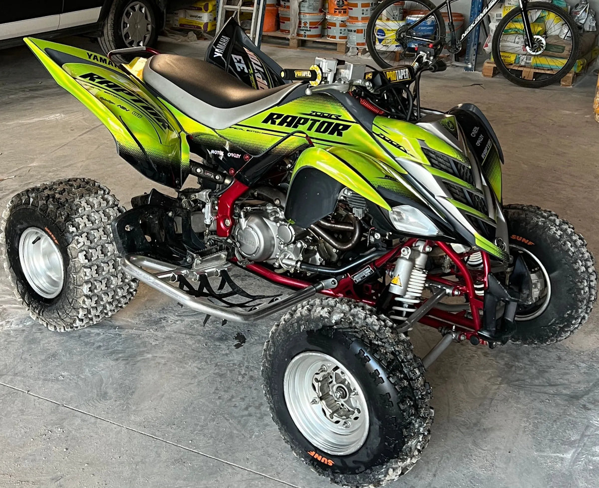 Kit déco Yamaha YFM 700 RAPTOR 2006-2012 - BLACKLUME
