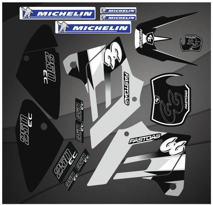 Kit grafiche GAS GAS EC 2002-2006 ORIGINALE