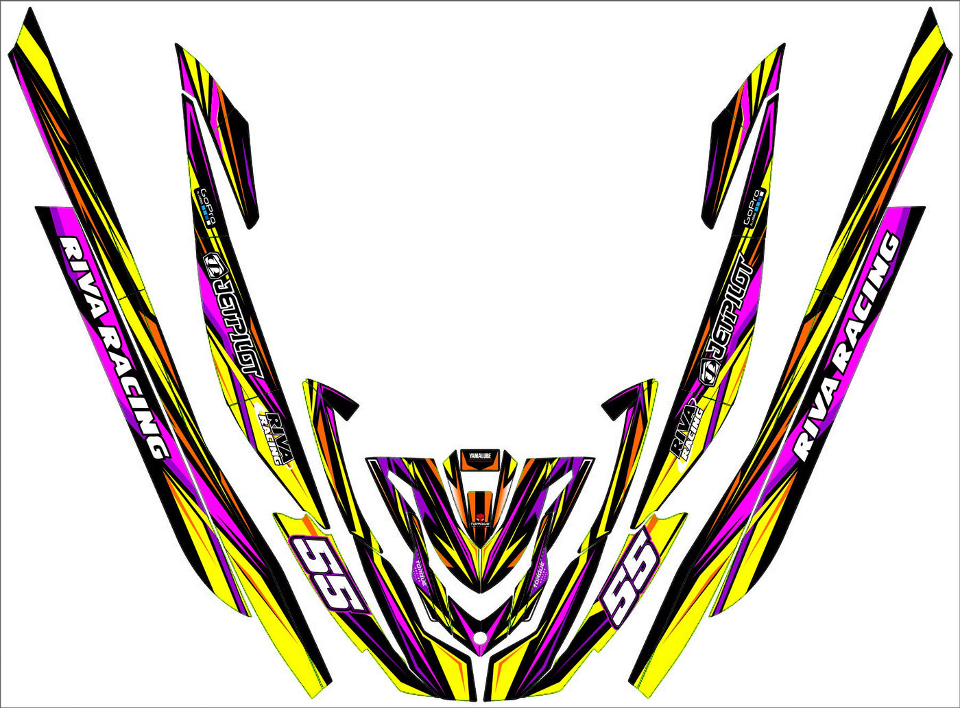 Dekor-Kit VELKARIS – Yamaha GP 1800 SVHO Waverunner 2016-2020