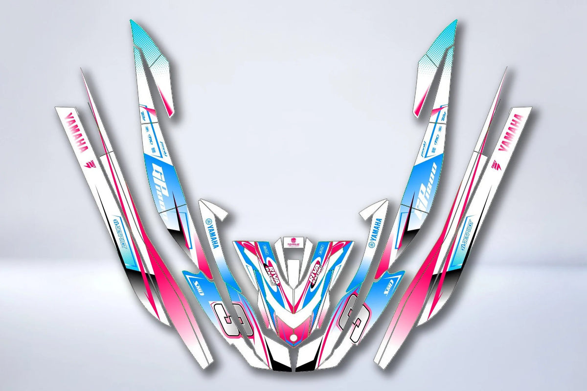 Dekor-Kit PINK – Yamaha GP 1800 SVHO Waverunner 2016-2020