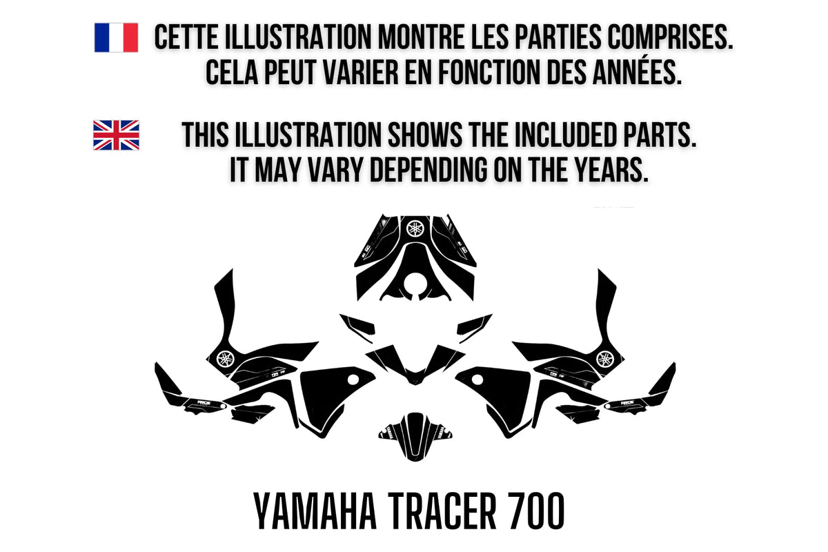 Kit Déco Yamaha TRACER 700 100% personalizzato