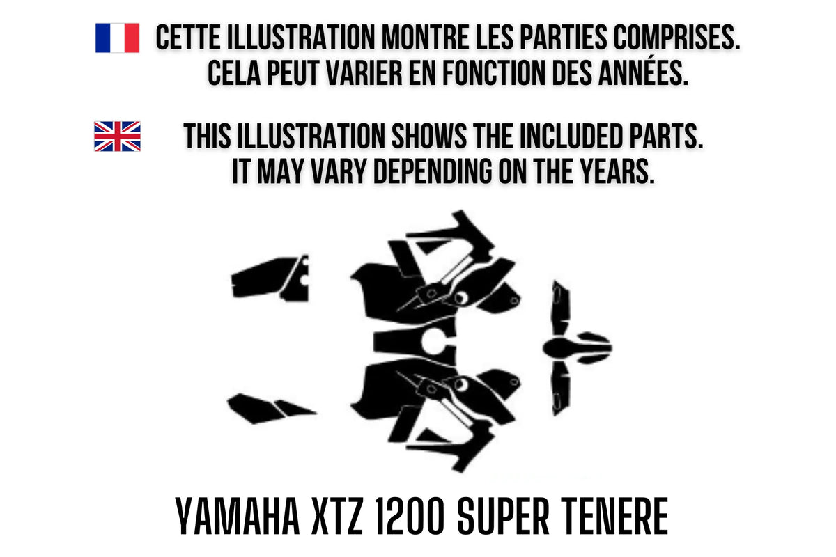 Kit déco YAMAHA XTZ 1200 SUPER TENERE 100% personnalisé
