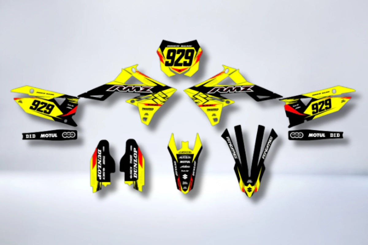 graphics kit SUZUKI RM-Z 450 2018-2025 & RM-Z 250 2019-2023 - VYPRIX