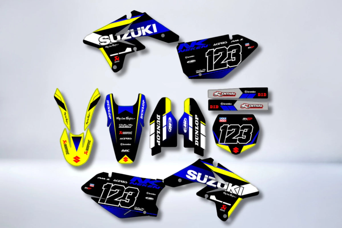 Kit déco SUZUKI RMZ 250 2010-2018 - KRYPTIX