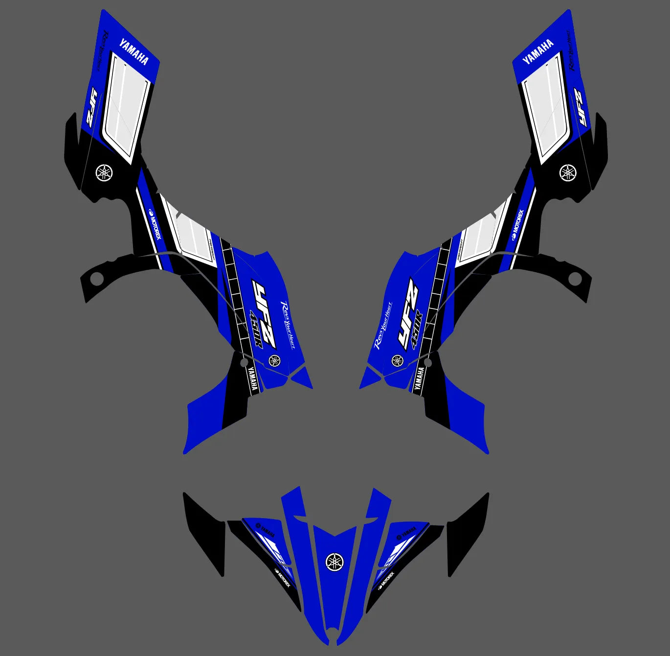 Kit déco Yamaha YFZ 450 R RAPTOR 2009-2013 - MYLORIS