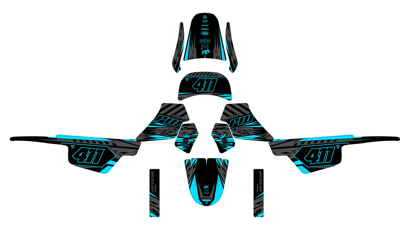 kit grafiche YAMAHA PIWI PW 50 80 1990-2025 - AUREON