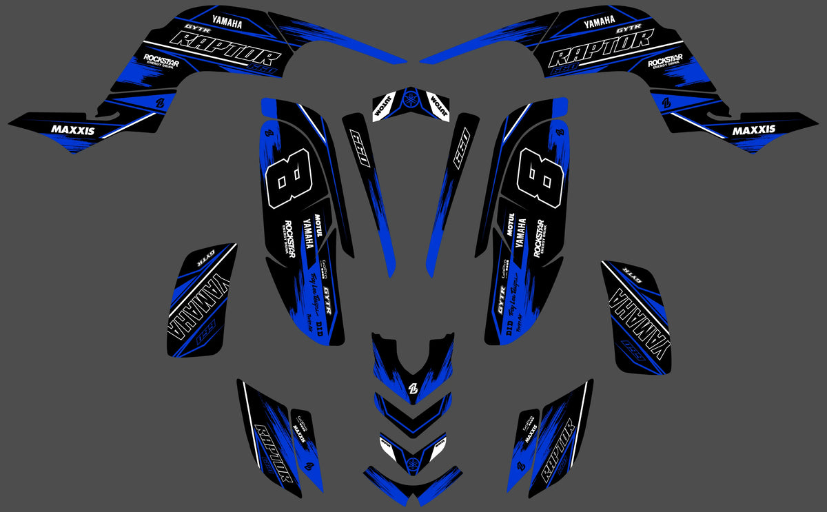 Dekor-Kit Yamaha YFM 660 RAPTOR - SOLVYX