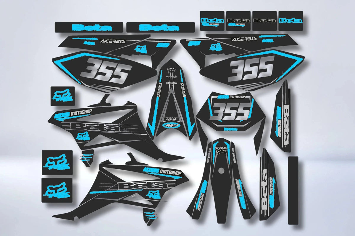 Kit Déco BETA 50 RR 2011-2020 - FACTORY RED GREY