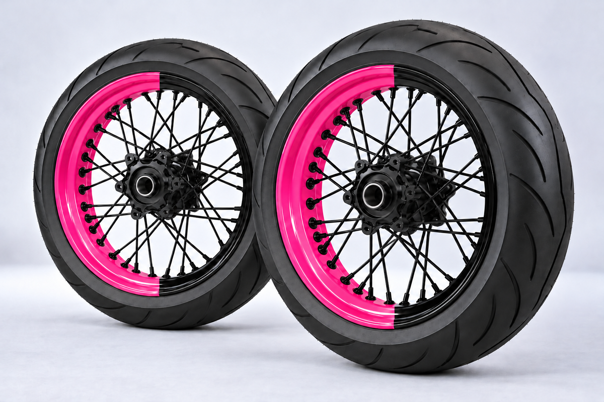 Adesivi Demi-Jantes Bi-ton (50/50 Supermoto)
