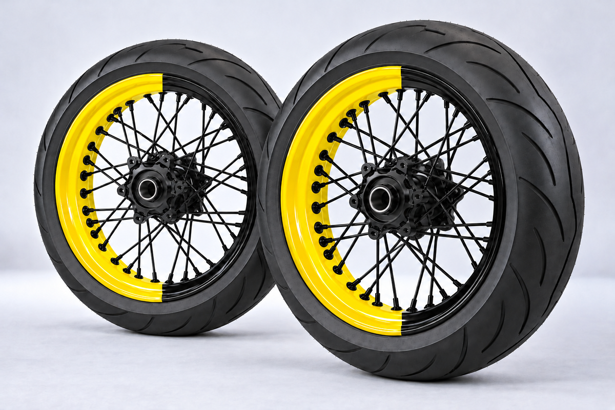 Adesivi Demi-Jantes Bi-ton (50/50 Supermoto)