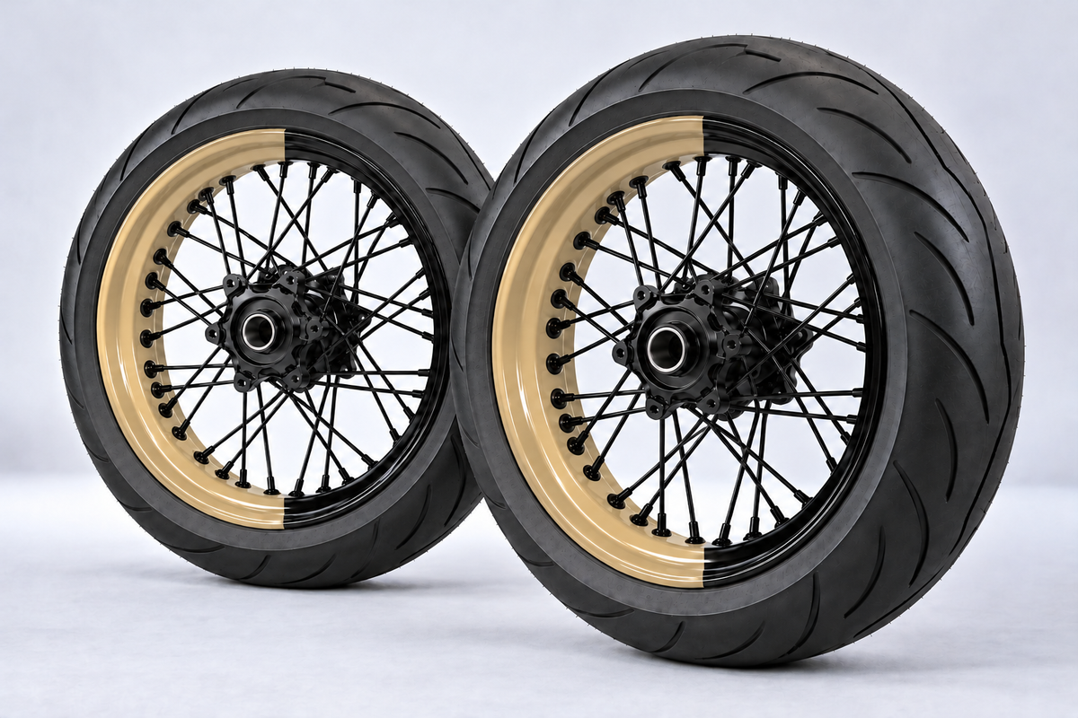 Adesivi Demi-Jantes Bi-ton (50/50 Supermoto)