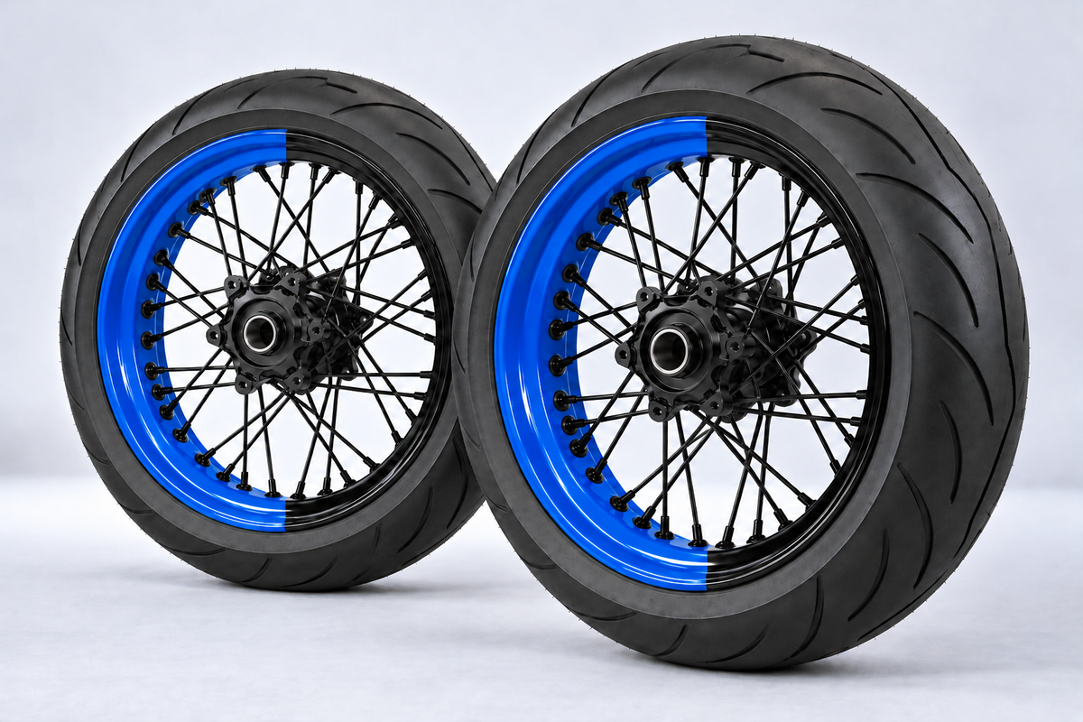 Adesivi Demi-Jantes Bi-ton (50/50 Supermoto)